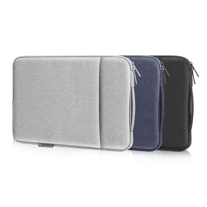 HAWEEL Laptop Sleeve Case Zipper Briefcase Bag with Handle for 12.5-13.5 inch Laptop (Black)