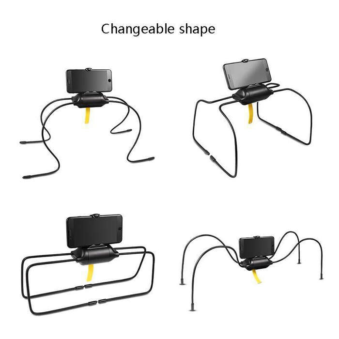 Spider Tablet Holder Arbitrary Curved Lazy Mobile Phone Bracket Desktop Car Bathroom Tablet Brack...