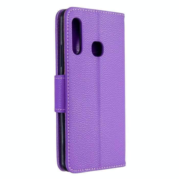 For Galaxy A70e Pure Color Horizontal Flip PU Leather Case with Holder & Card Slots & Wallet & La...