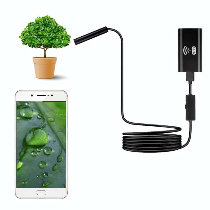 F99 HD Mobile Phone Endoscope, 8mm Waterproof Pipe Endoscope, Wifi Version, Hardwire, Length: 2m ...