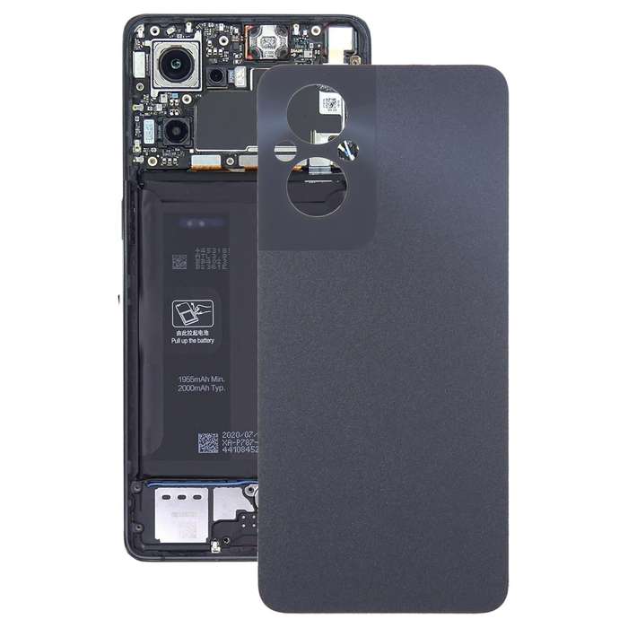 For OPPO Reno8 Z 5G Original Battery Back Cover(Black)