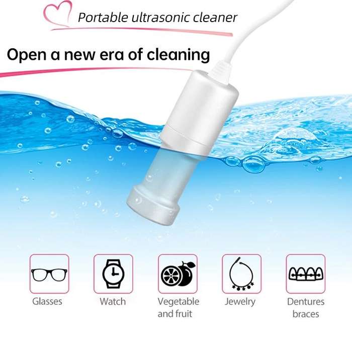JeKen CE-9600 Household Ultrasonic Cleaner Vegetable Washing Glasses Watch Jewelry Cleaner(EU Plug)