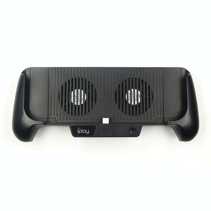 IPLAY Host Charging Grips Stand Shell Cooling Fan for Switch Lite(Black)