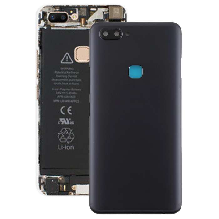 For Vivo X20 Back Cover with Camera Lens (Black)