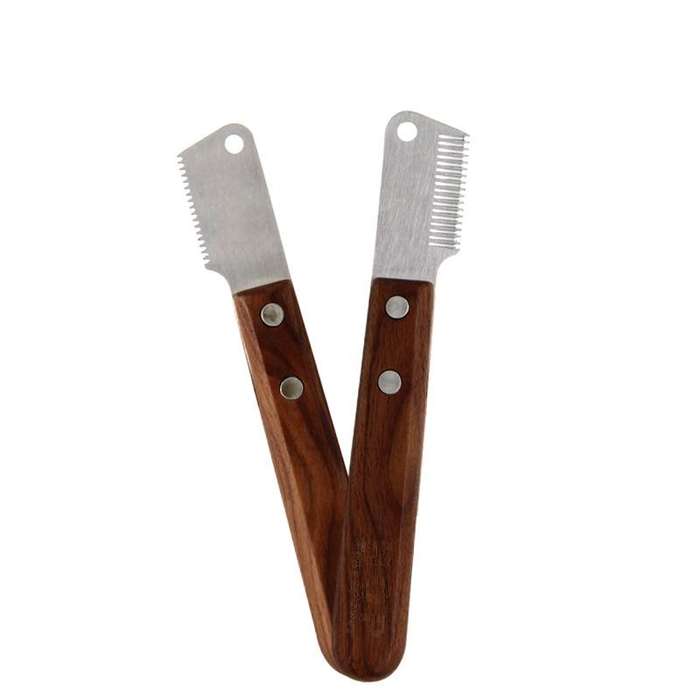 HOP Terrier Dog Plucking Knife Pet Grooming & Shaving Tool( CS21 Left Hand)