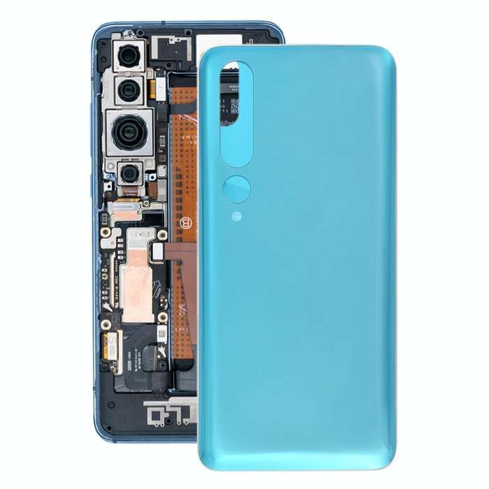 Glass Material Battery Back Cover for Xiaomi Mi 10 5G(Green)
