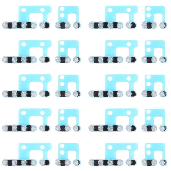 10 PCS Speaker Dustproof Mesh for iPhone 12 (White)
