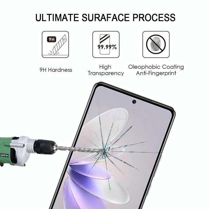 For vivo V27 / V27 Pro 25pcs 3D Curved Edge Full Screen Tempered Glass Film