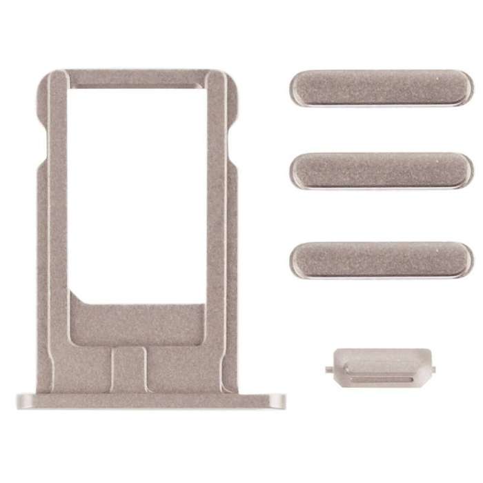 Full Assembly Housing Cover for iPhone 6, Including Back Cover & Card Tray & Volume Control Key &...