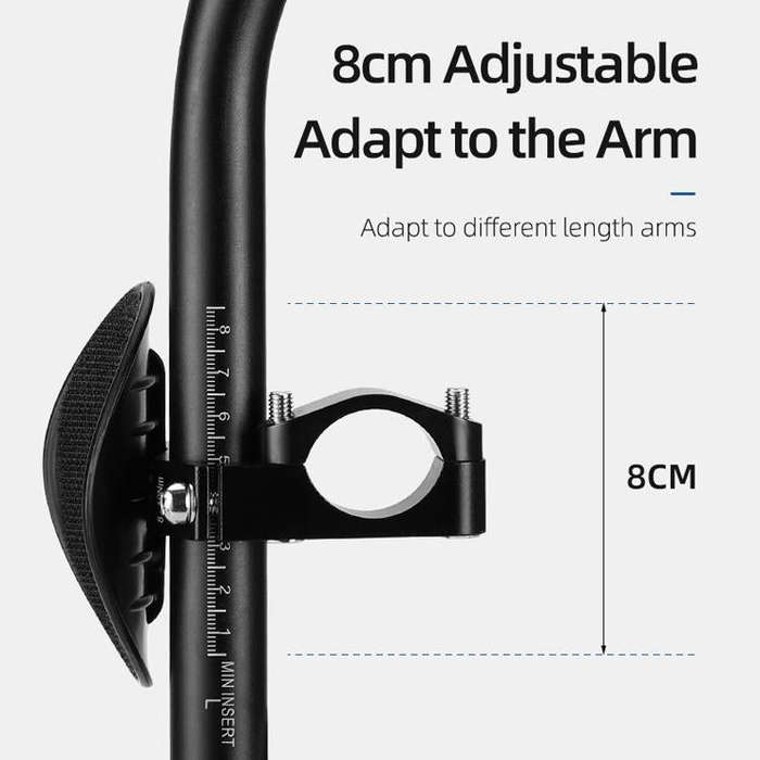 BG-HX-FS-04 Bicycle Aluminum Alloy Frosted Split Rest Bar Mountain Long-Distance Rest Bar Road Bi...