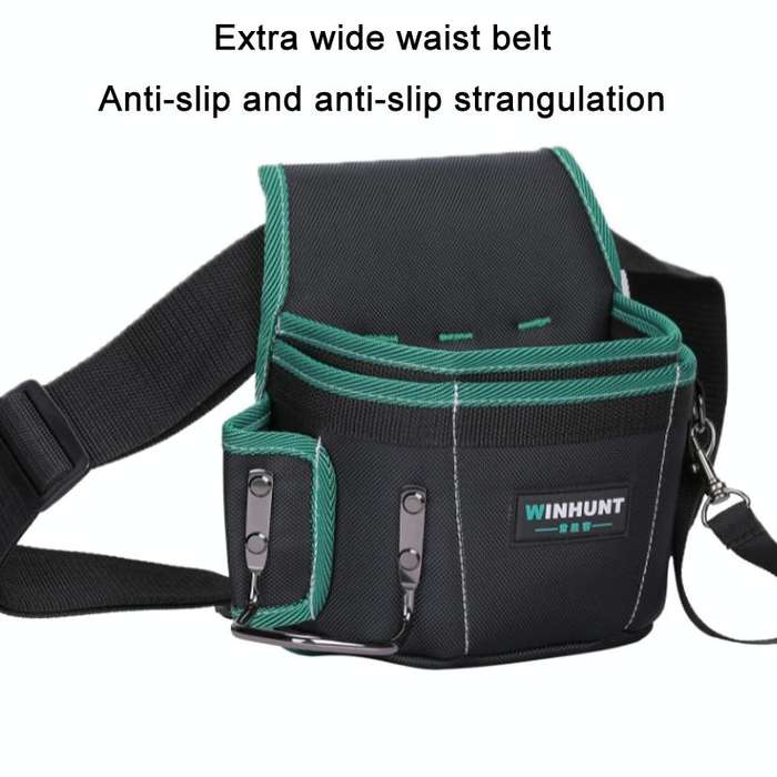 WINHUNT Multifunctional Canvas Electrician Tool Durable Storage Bag, Series: WH144