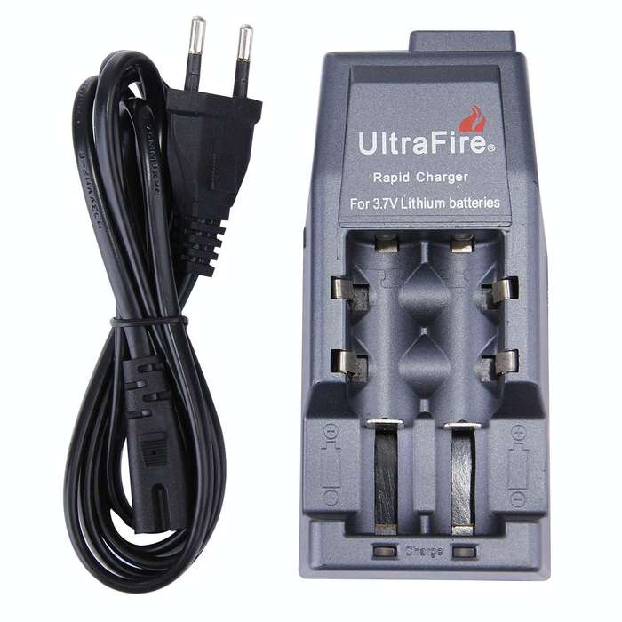 UltraFire Rapid Battery Charger 14500 / 17500 / 18500 / 17670 / 18650, Output: 4.2V / 450mA , EU ...