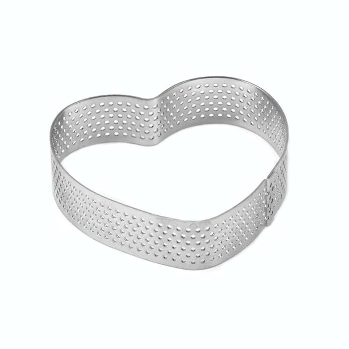 BN1006 Stainless Steel Mousse Circle Thickened Perforated Cake Mold DIY Baking Tools, Specificati...