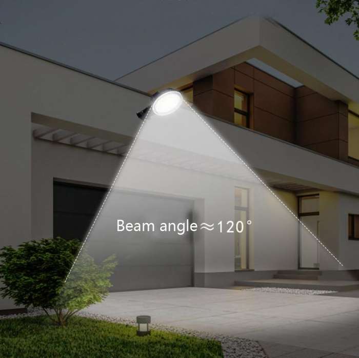 80W LED Outdoor Light Sensing IP65 Waterproof Wall Lamp Garden Courtyard Street Light(White Light)