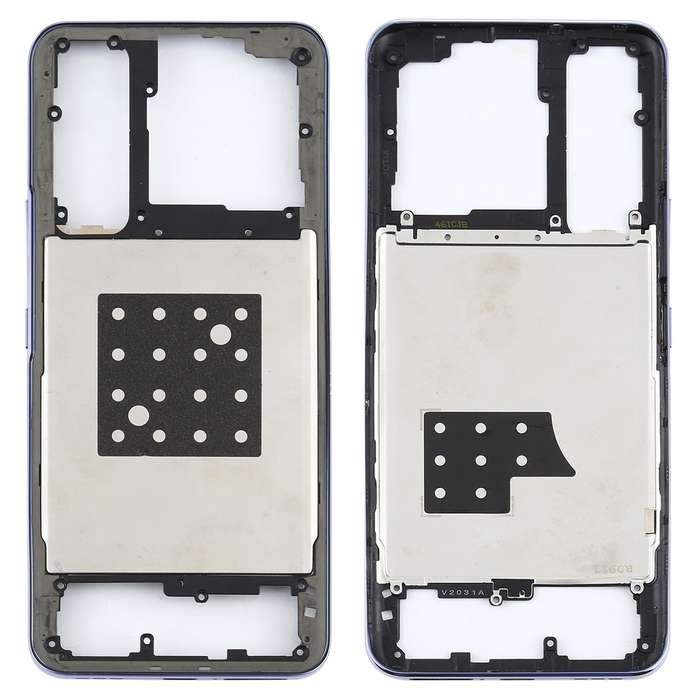 For Vivo Y73s V2031A Middle Frame Bezel Plate(Purple)