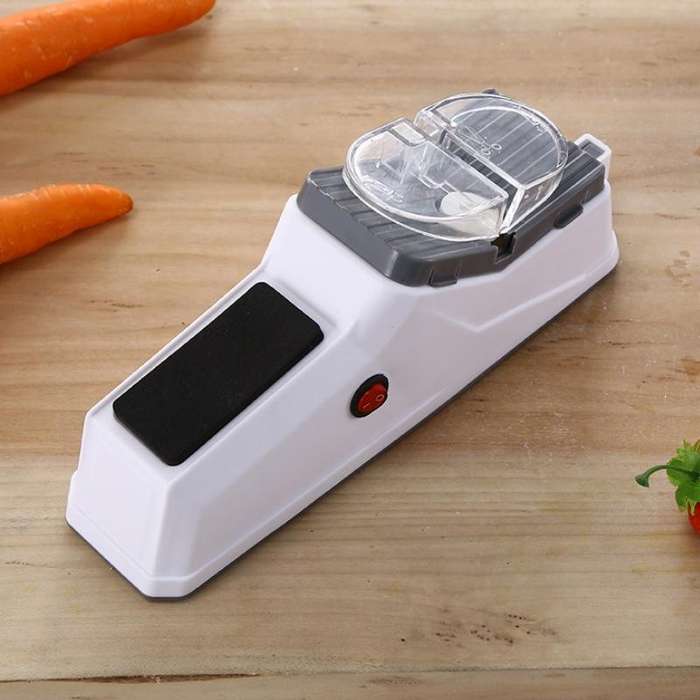 JJ-1 Kitchen Electric Double Sided Knife Sharpener, Specification: CN Plug