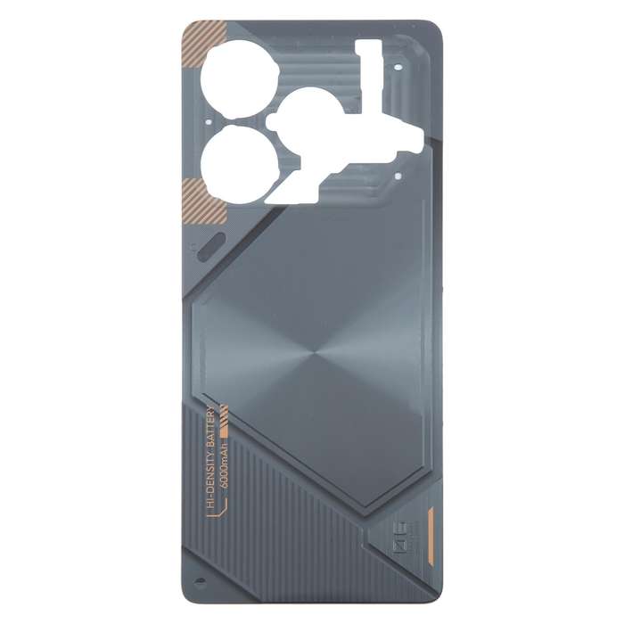 For Tecno Pova 6 Pro Original Battery Back Cover(Black)