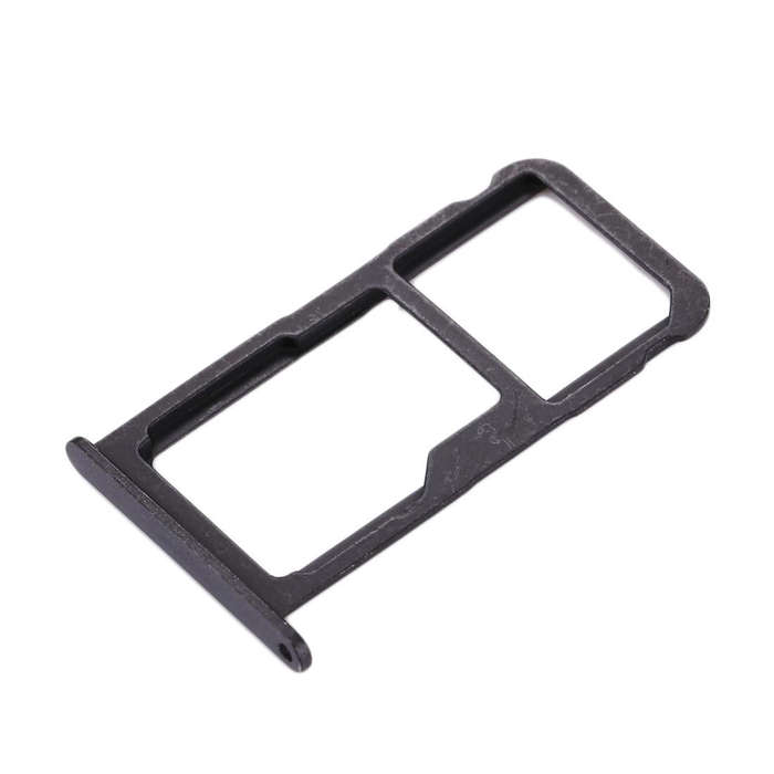 For Huawei Honor 8 Lite / P8 Lite 2017 SIM Card Tray & SIM / Micro SD Card Tray(Black)