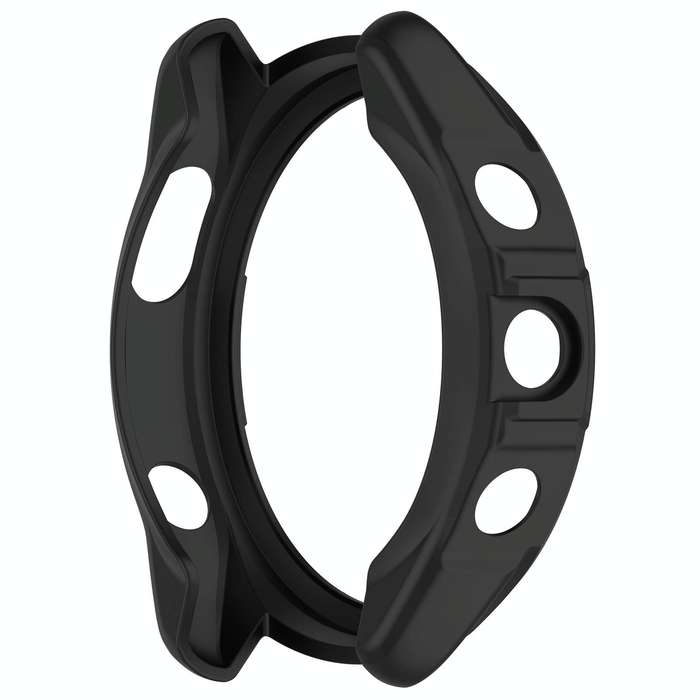 For Garmin Forerunner 965 Armor Hollow Watch Protective Case(Black)