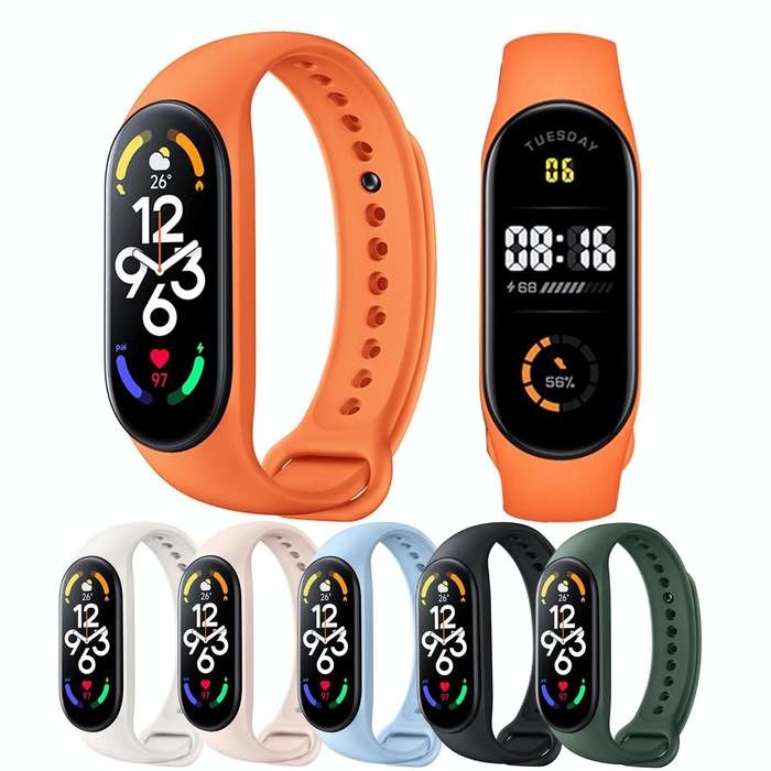 For Xiaomi Mi Band 7 Original Xiaomi Silicone Watch Band(Blue)