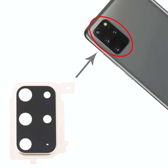 For Samsung Galaxy S20+ Camera Lens Cover (Silver)