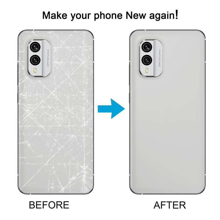 For Nokia X30 Original Battery Back Cover(White)