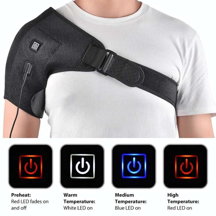 Electric Heating Warm Shoulder Protector To Relieve Shoulder Pain USB Model