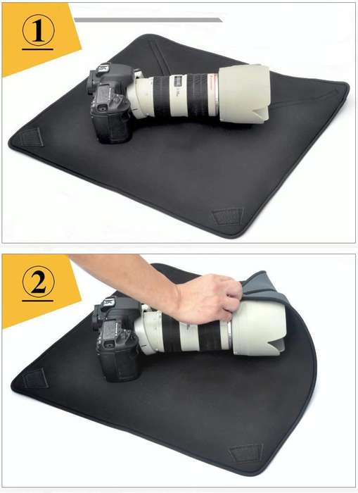 Shockproof Neoprene Bag Magic Wrap Blanket for Canon / Nikon / Sony Camera Lens, Size: 45 x 45cm