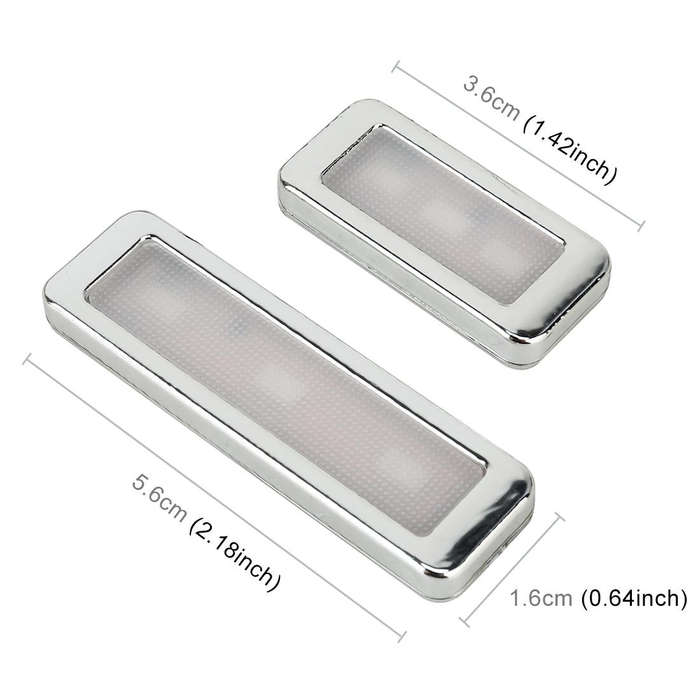 4 PCS Universal Car LED Inner Handle Light Atmosphere Lights Decorative Lamp DC12V / 0.5W Cable L...