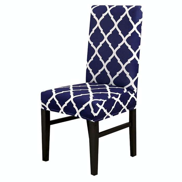 Universal Simple Stretch Chair Cover(Dark Blue)