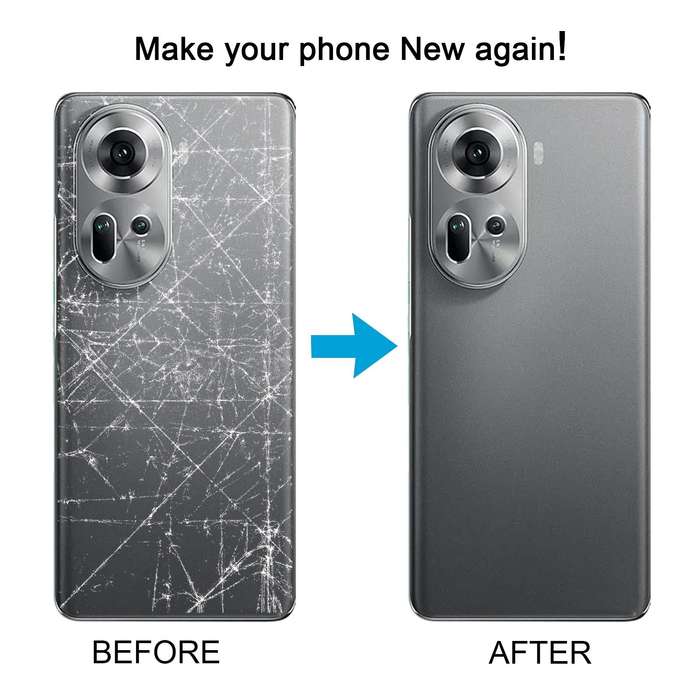 For OPPO Reno11 Global Original Battery Back Cover with Camera Lens Cover(Green)