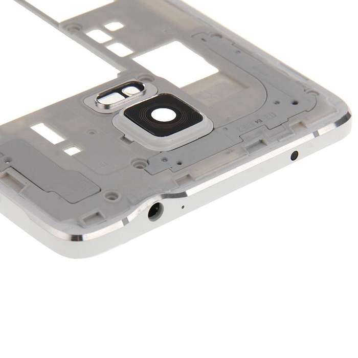 For Galaxy Note 4 / N910V Middle Frame Bezel Back Plate Housing Camera Lens Panel with Speaker Ri...