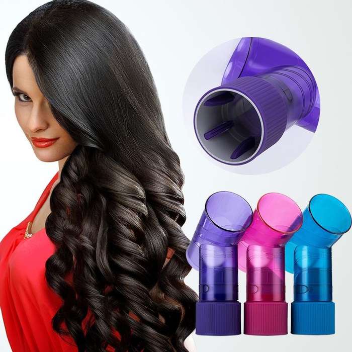 Curly Hair Hook Automatic Wave Curling Magic Hair Roller(Black)