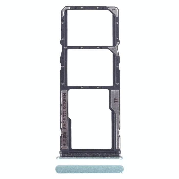 For Xiaomi Redmi Note 12 4G SIM Card Tray + SIM Card Tray + Micro SD Card Tray (Green)