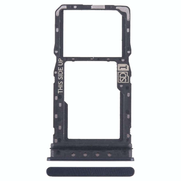For Motorola Moto G 5G 2023 Original SIM Card Tray + Micro SD Card Tray (Black)