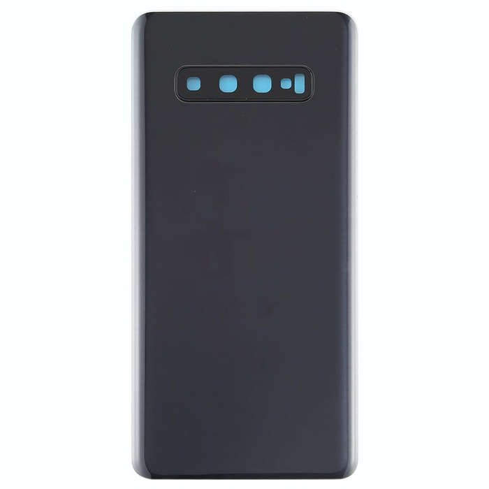 For Galaxy S10+ Battery Back Cover with Camera Lens (Black)