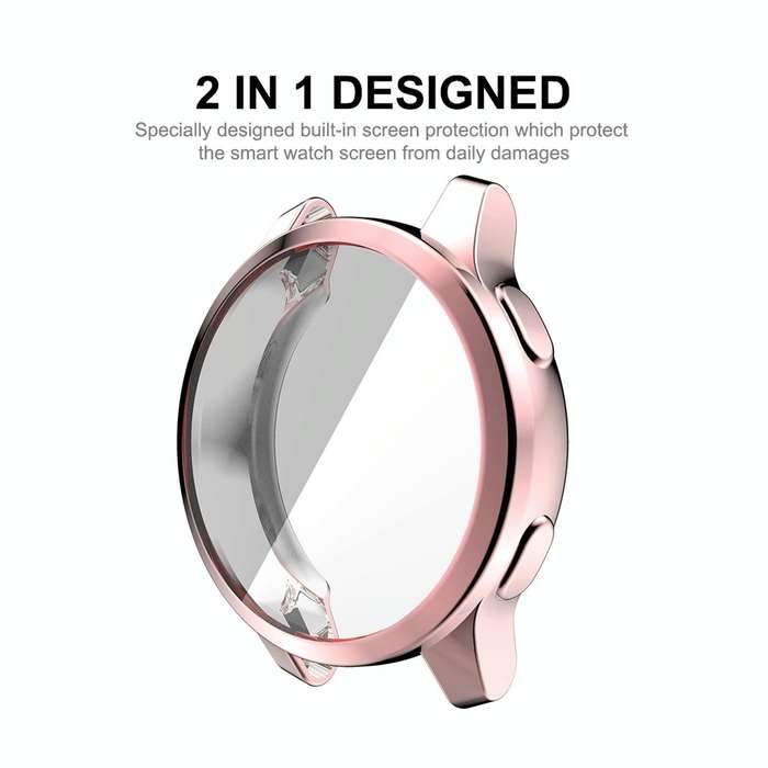 For Garmin Venu 2 45mm / Vivoactive 4 45mm ENKAY Hat-Prince Full Coverage Electroplate TPU Soft C...