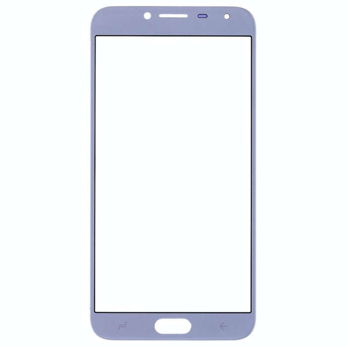 For Samsung Galaxy J4 (2018) 10pcs Front Screen Outer Glass Lens (Blue)