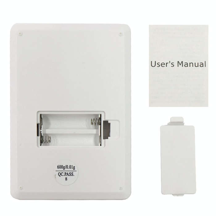 XY-8006 600g x 0.01g 2.2 inch LCD Professional Portable Digital Gold Jewellery Scale
