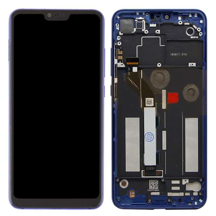 TFT LCD Screen for Xiaomi Mi 8 Lite Digitizer Full Assembly with Frame(Blue)