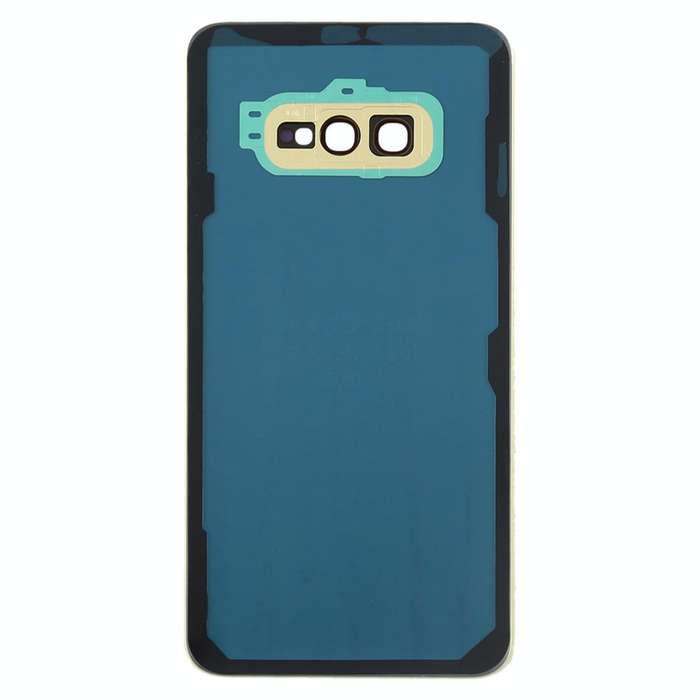 For Galaxy S10e Battery Back Cover with Camera Lens (Yellow)
