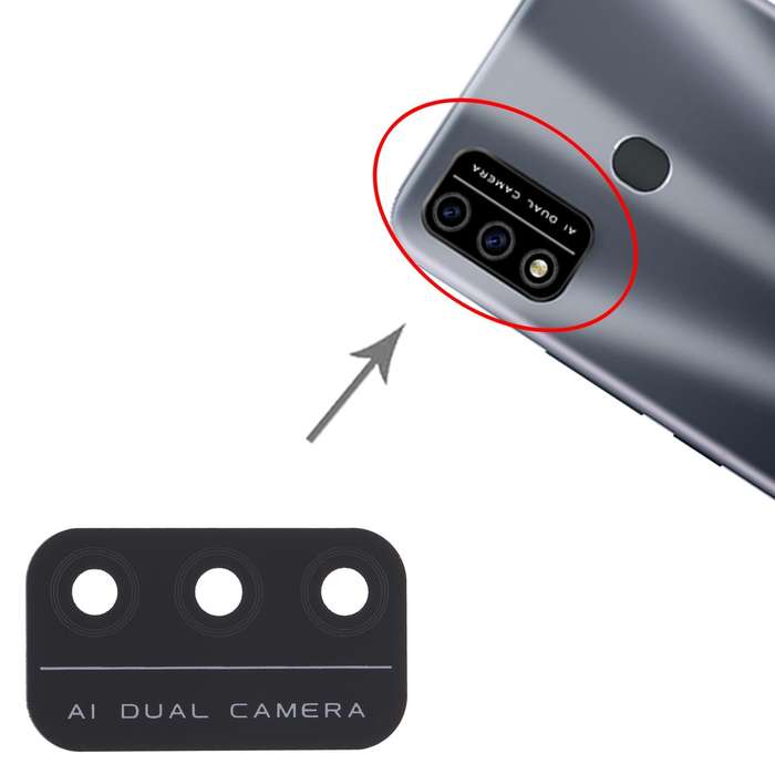 For Itel A48 10pcs Back Camera Lens