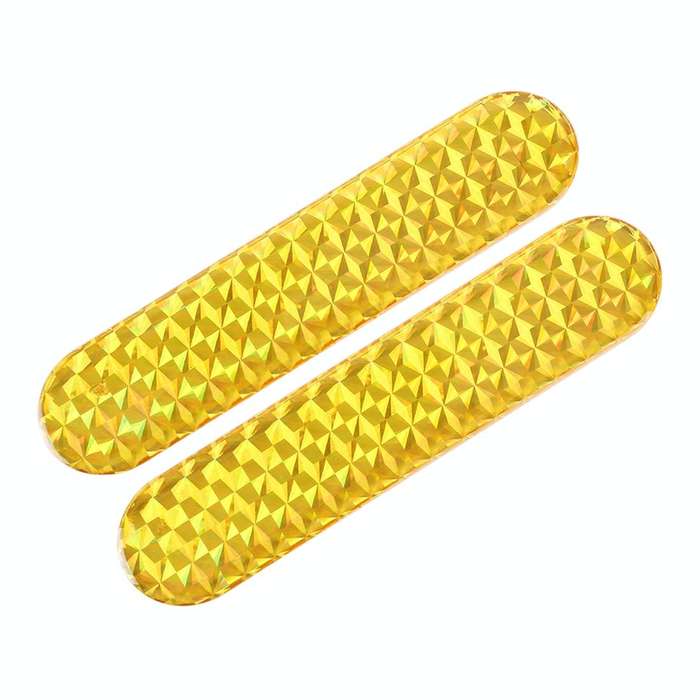 2 PCS High-brightness Laser Reflective Strip Warning Tape Decal Car Reflective Stickers Safety Ma...