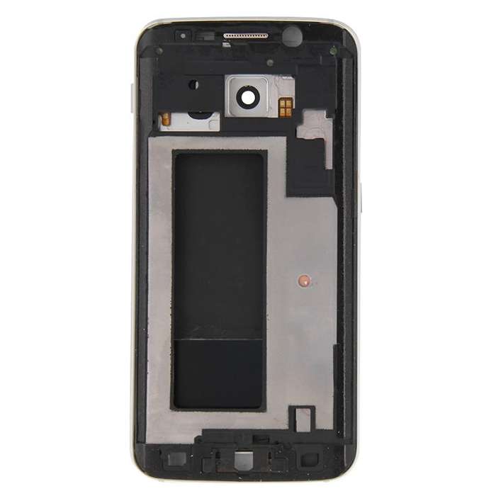 For Galaxy S6 Edge / G925 Full Housing Cover (Front Housing LCD Frame Bezel Plate + Back Plate Ho...