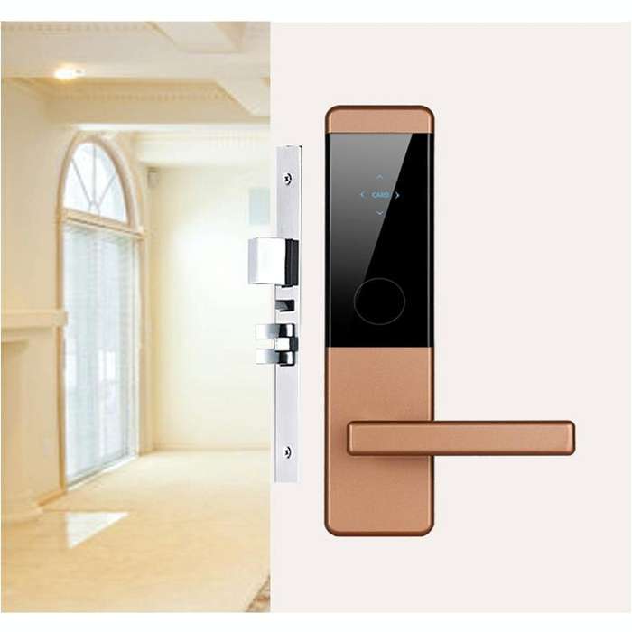 DPY-5634 Hotel IC Magnetic Card Induction Lock Electronic Door Lock(Silver)