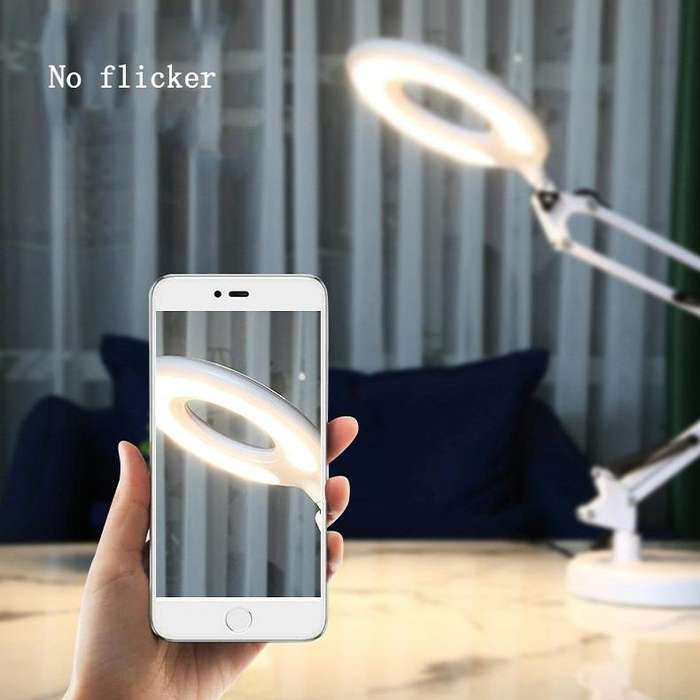 MT-1029 LED Long-Arm Manicure Tattoo Portable Eye Protection Work Light(Black Base Style)
