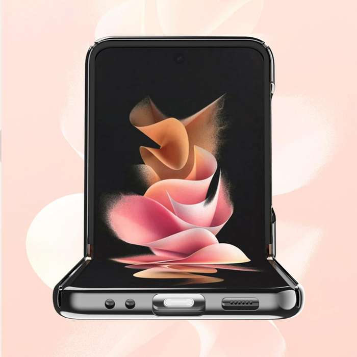 For Samsung Galaxy Z Flip3 5G Symphony Plating PC Shockproof Protective Case(Rose Gold)