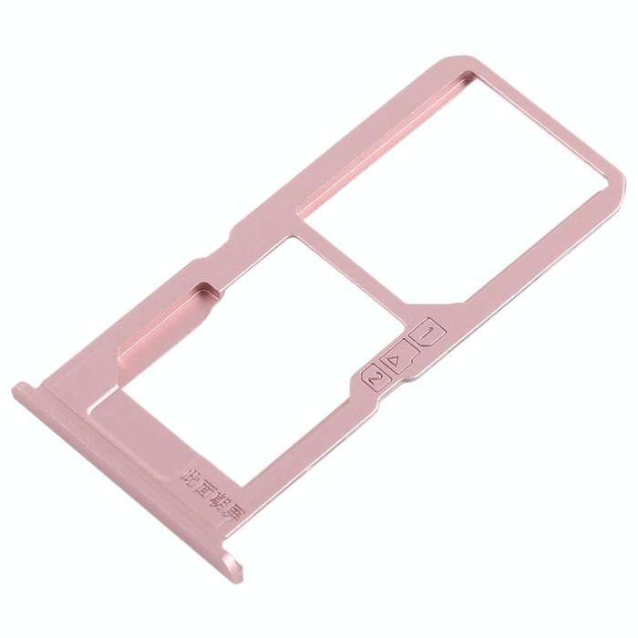 For Vivo V3Max SIM Card Tray + SIM Card Tray / Micro SD Card Tray (Rose Gold)
