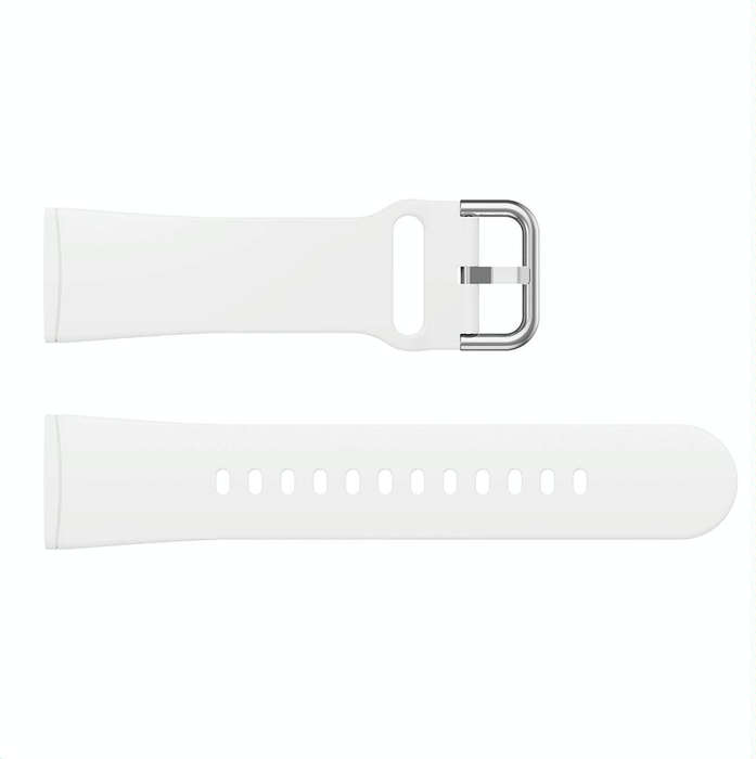 For Fitbit Versa 3 Silicone Watch Band(White)