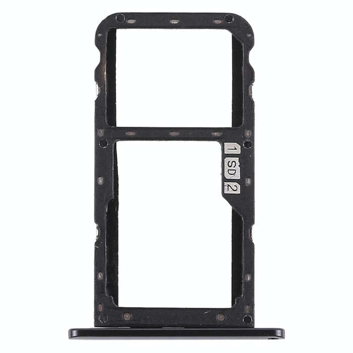 SIM Card Tray + SIM Card Tray / Micro SD Card Tray for Asus Zenfone 5 ZE620KL(Black)
